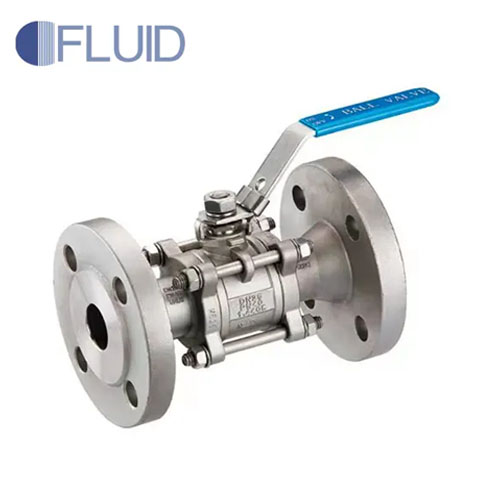 What is the driving method of the flanged ball valve?