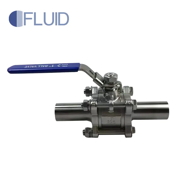 Pipe End 3PC Ball Valve
