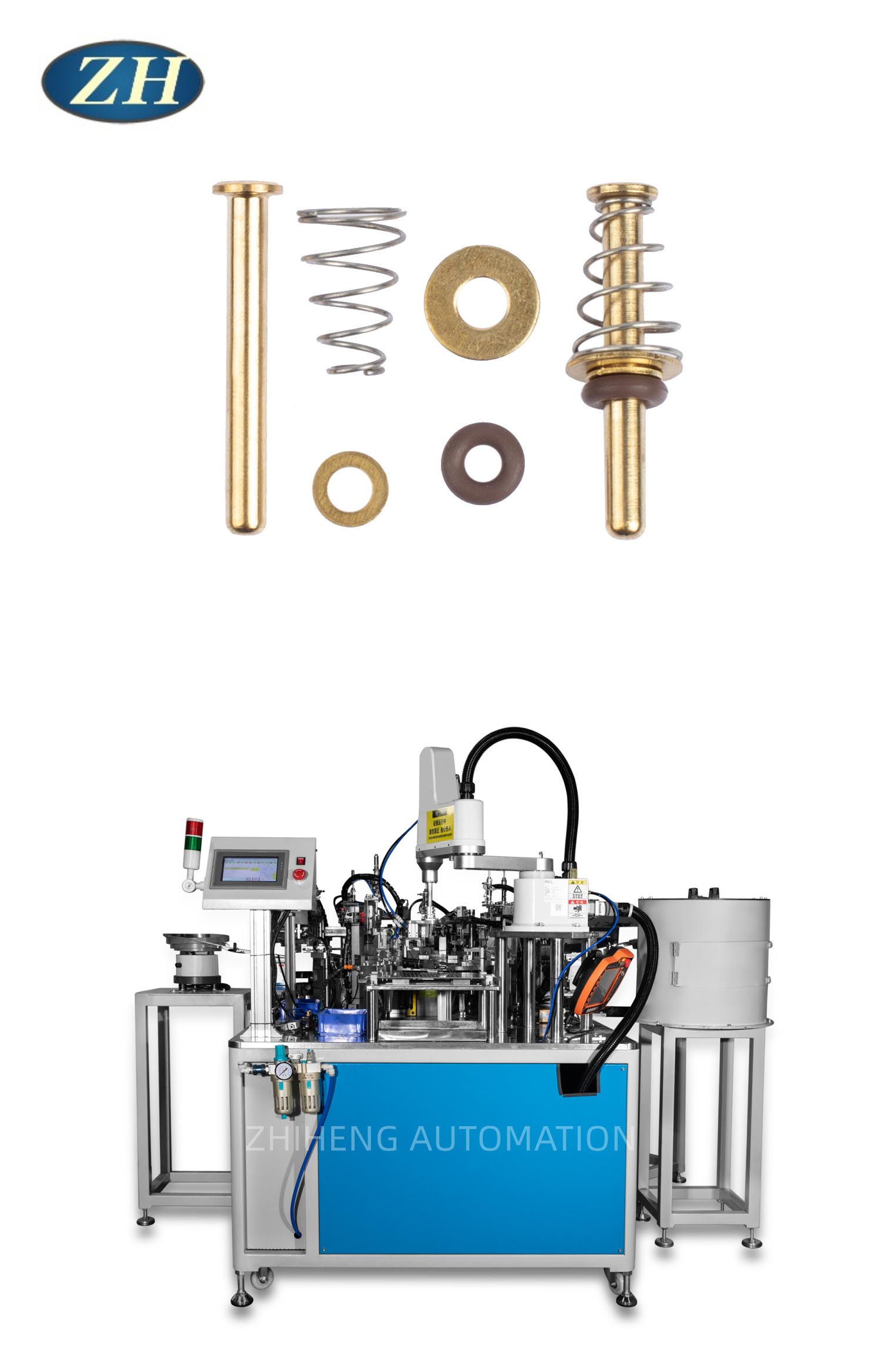 Nov stroj za sestavljanje jedra ventila za pipo naredi proizvodnjo učinkovitejšo