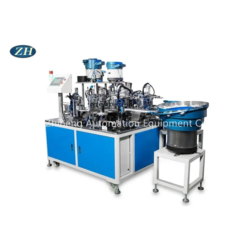 Push-button assembly machine line