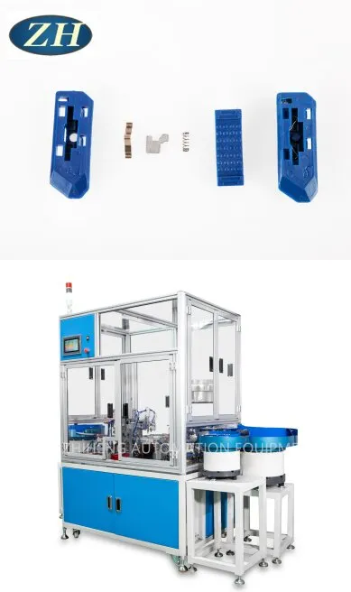 Tool push block assembly machine line