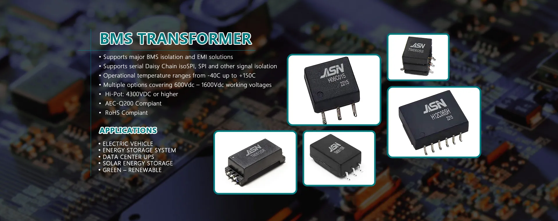 Kina BMS TRANSFORMER Fabrikk