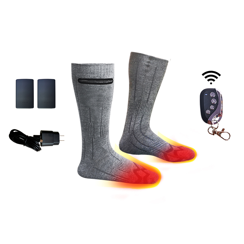 calcetines calentados por batería - 1 
