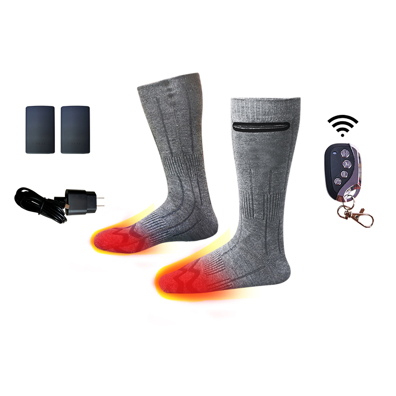 calcetines calentados por batería - 2