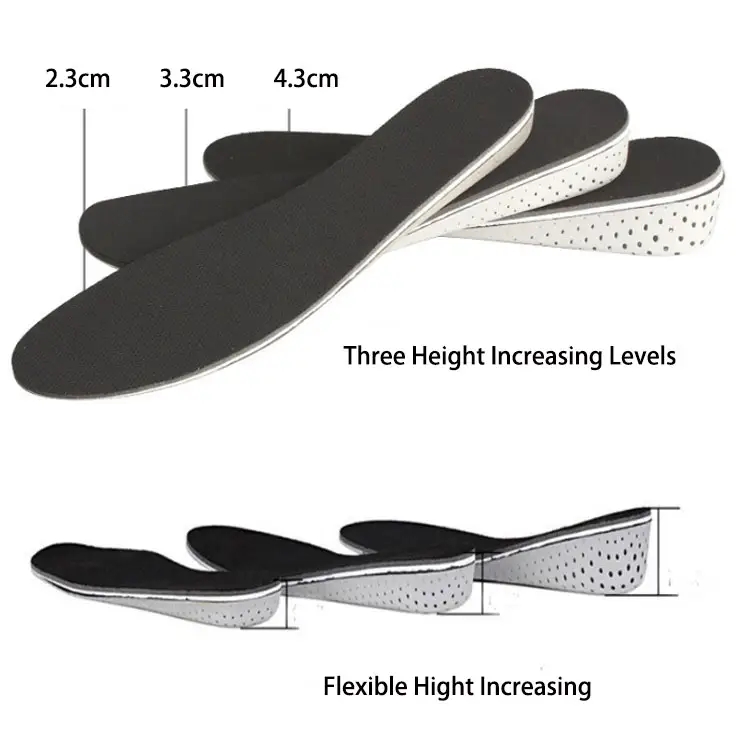 Full Length Foam Height Increase Insoles - 6 