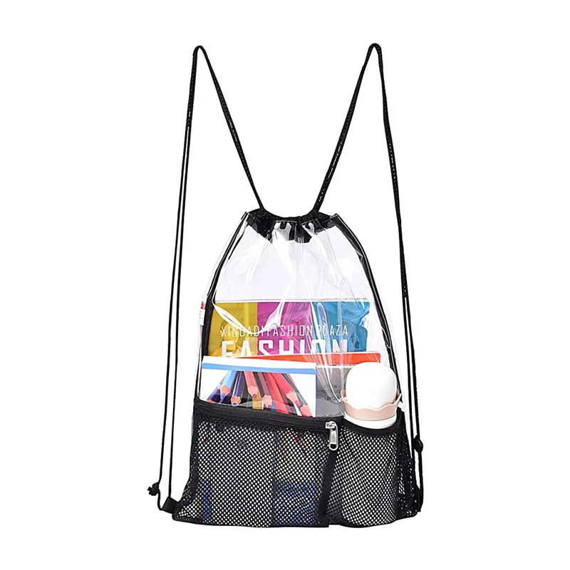 What are the advantages of clear drawstring bag