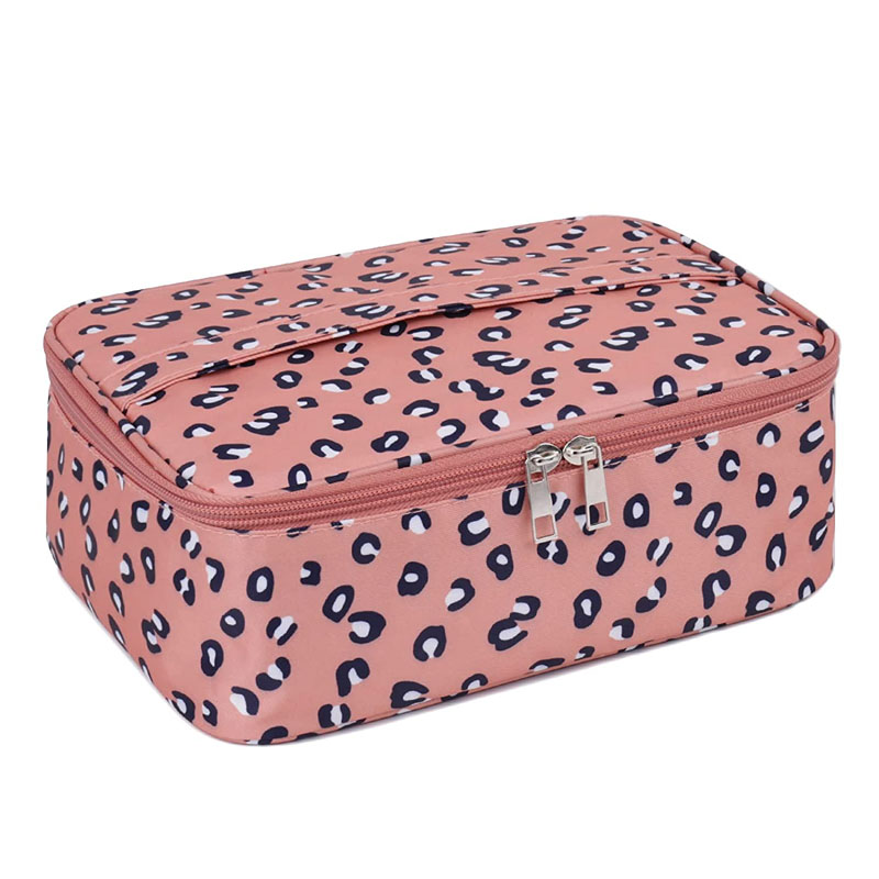 Cosmetic bag with mirror