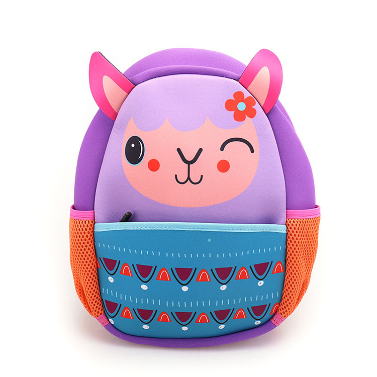 حقيبة مدرسية نيوبرين للطالب بتصميم حيوان لطيف - 4