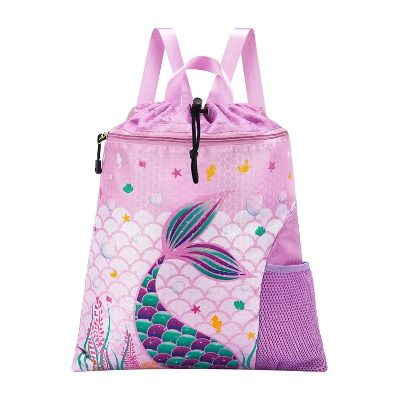 Bolsa de cordón para ximnasio Mermaid Venda quente