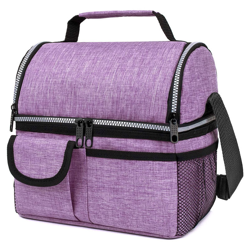 Insulated Dual Compartment Lunch Bag