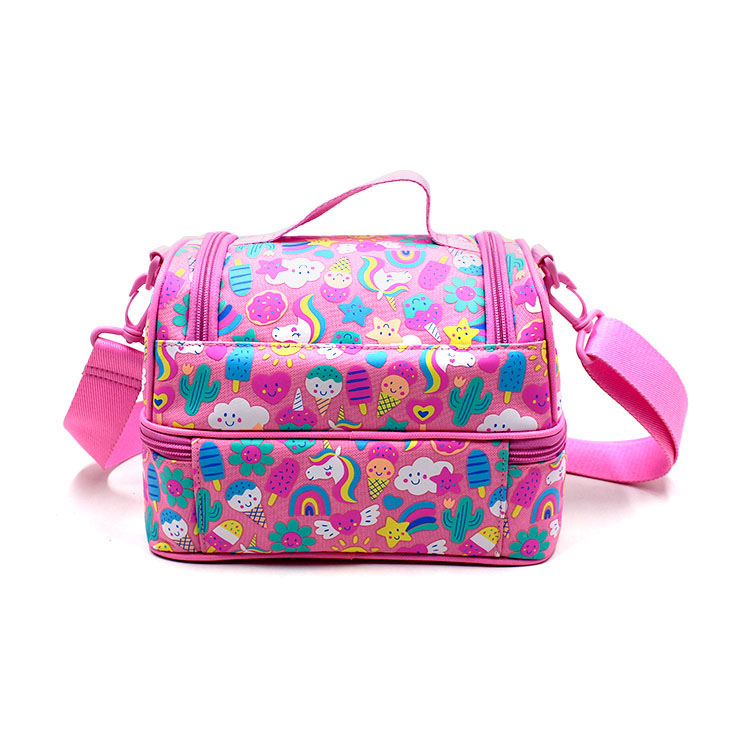 Insulated Tow Layers Children Lunch Bag - 2