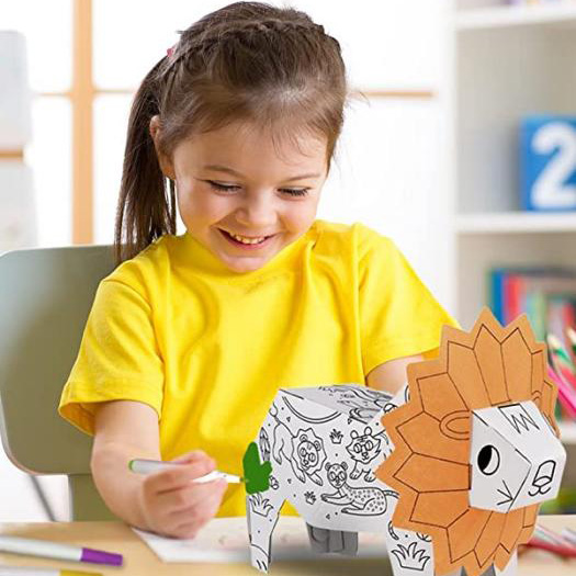 Kids DIY Khawv koob Seascape Art Drawings Baby Educational Toys