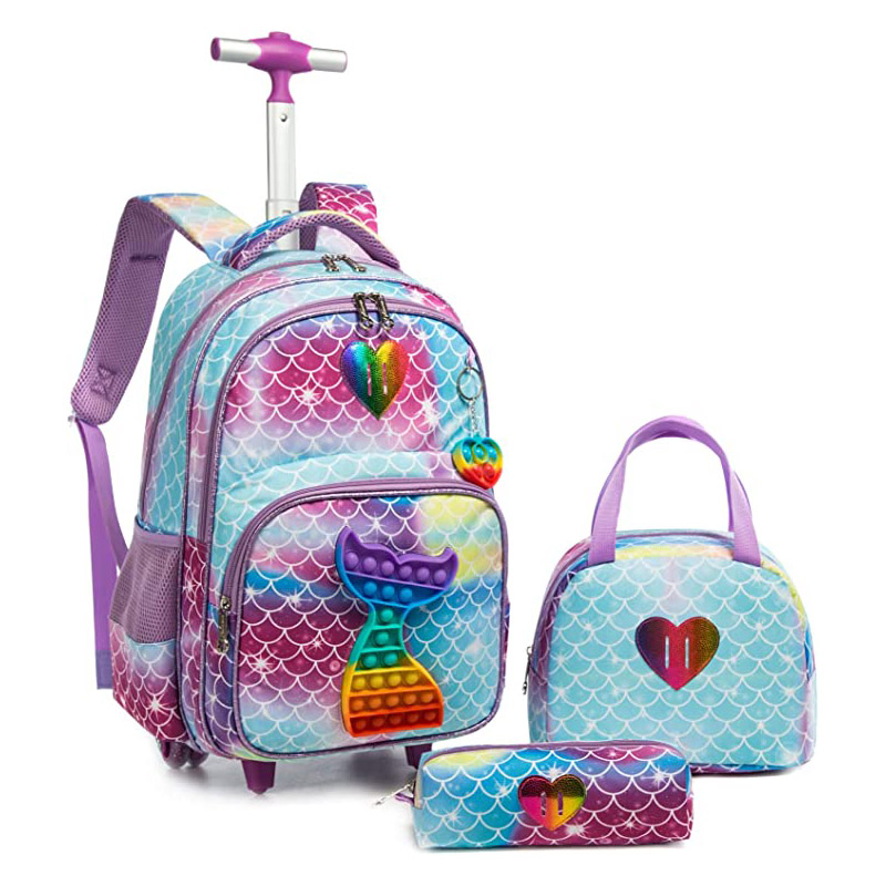 حقيبة مدرسية بعجلات للأطفال
