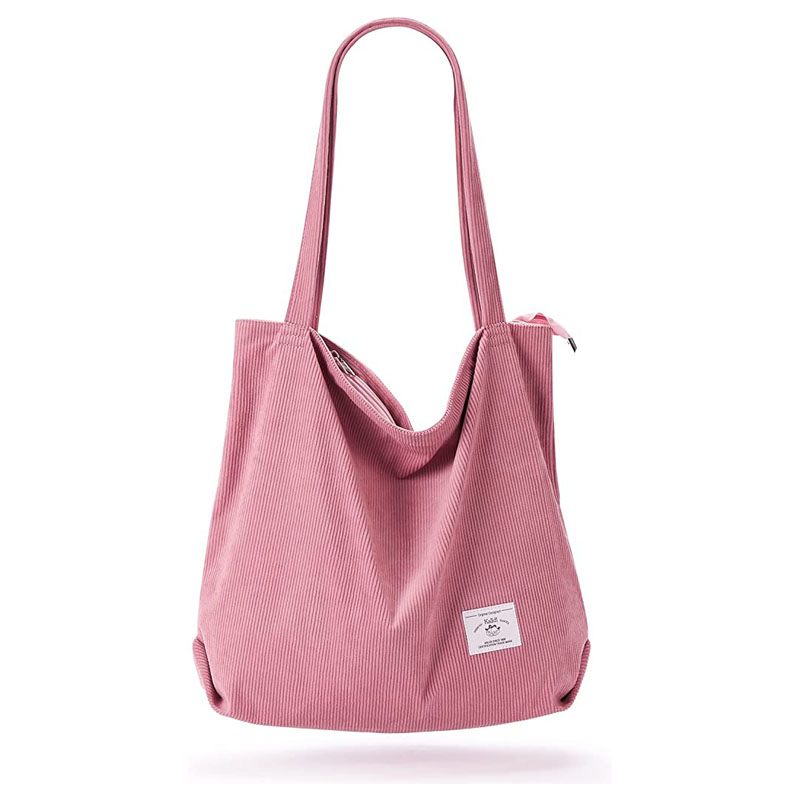 Women Corduroy Shopping bag - 5