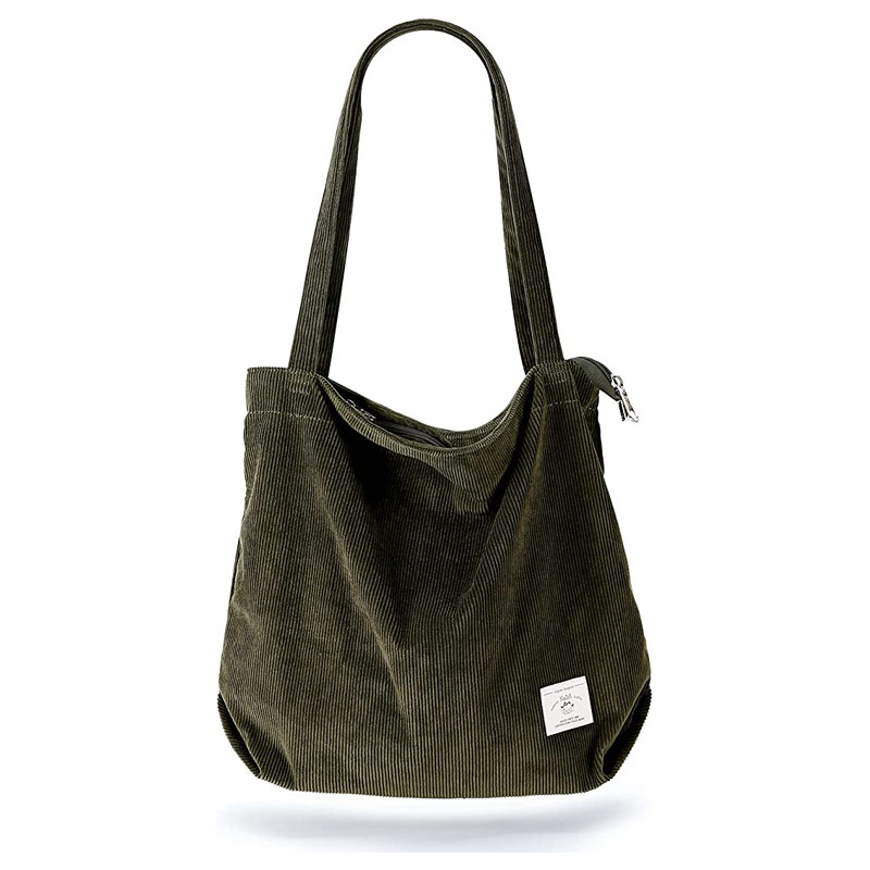 Women Corduroy Shopping bag - 1
