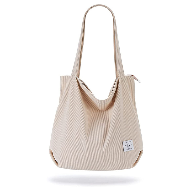 Женская вельветовая сумка для покупок - 2