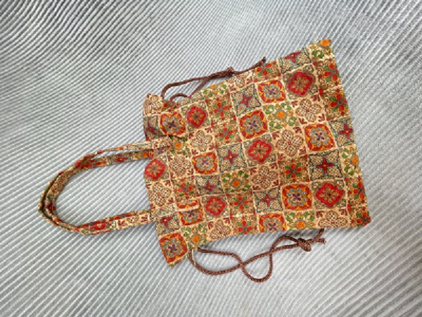 Eco-Friendly Environmental Natural Sustainable Portable Cork Bag Handbag - 0