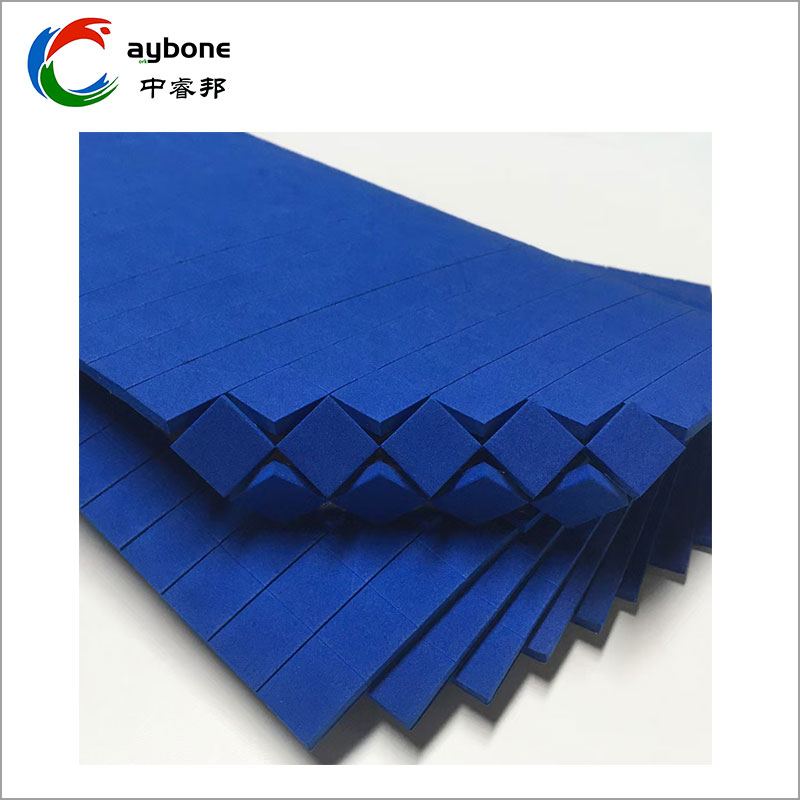 Blue EVA Rubber Pads With Adhesive - 0