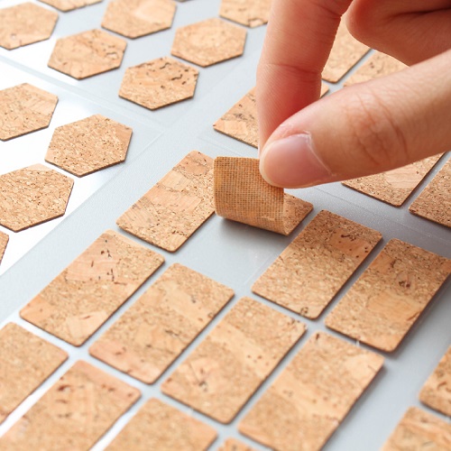 Cork Stickers with adhesive