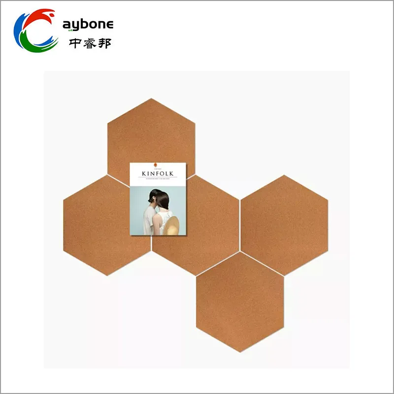 Hexagon Cork Board Tiles Zelfklevend prikbord