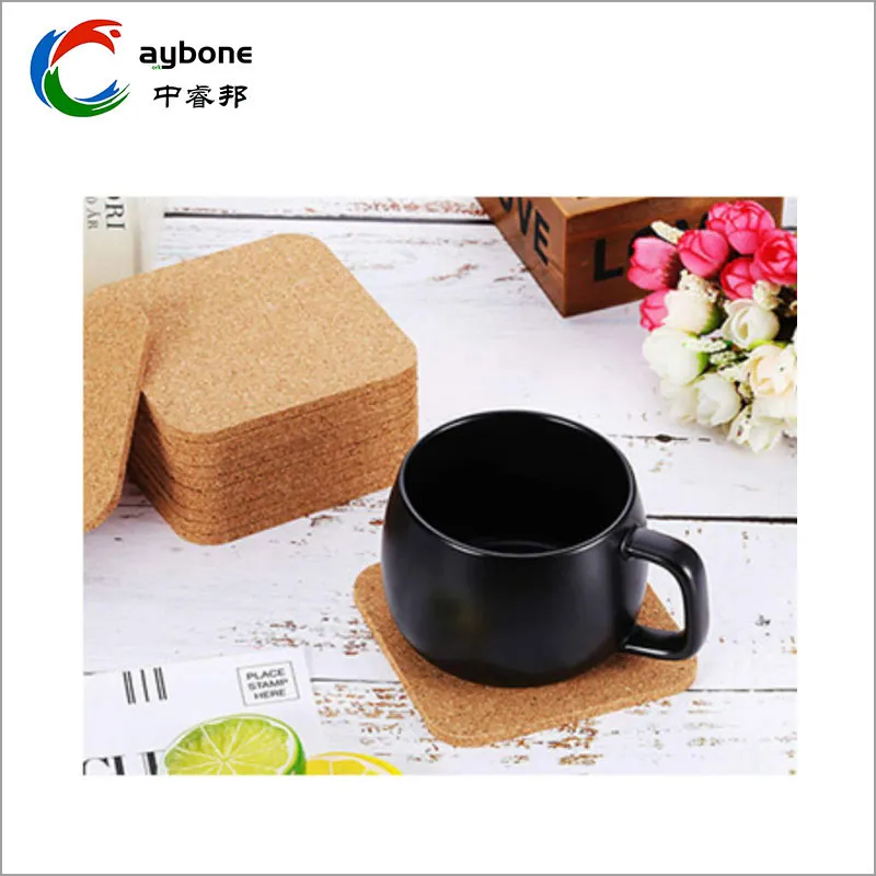 Square Cork Coaster Kanthi Adhesive