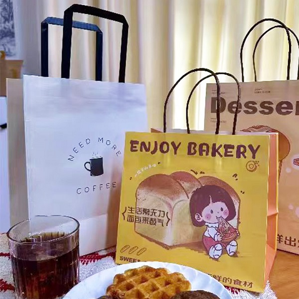  Advantages of coffee cup kraft paper bag with handle
