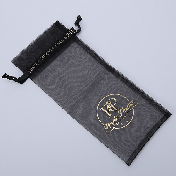 Black Gold Logo Organza Bags - 0