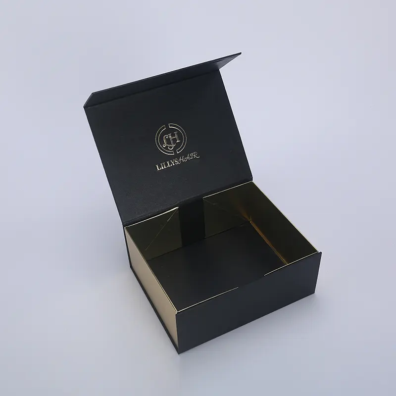 Magnetic Folding Wig Paper Box - 1