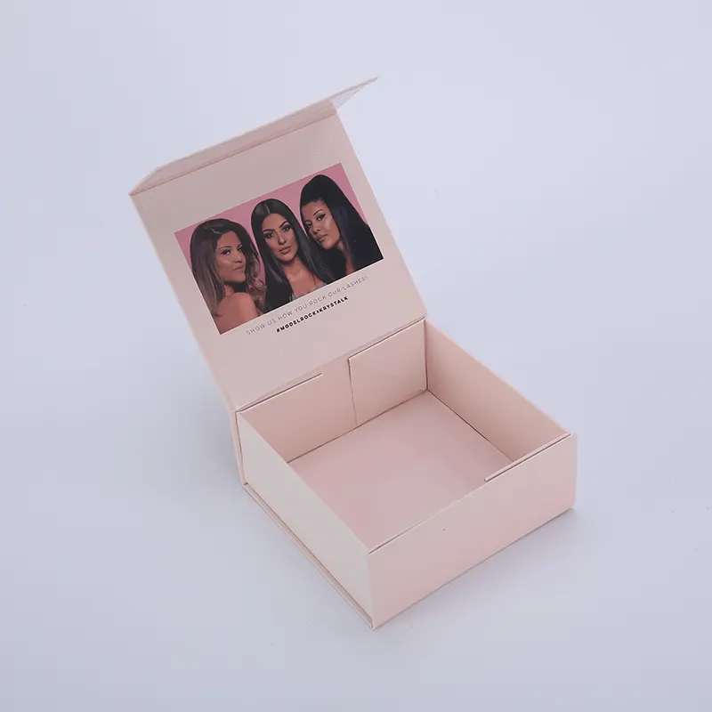 Magnetic Folding Wig Paper Box - 3 