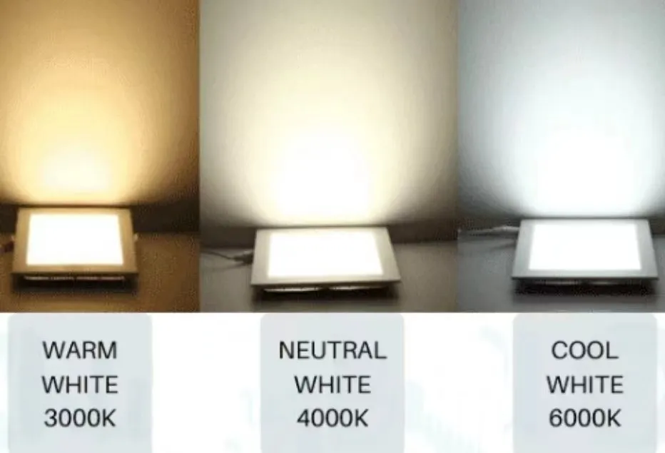 LED lubų šviestuvų tipai