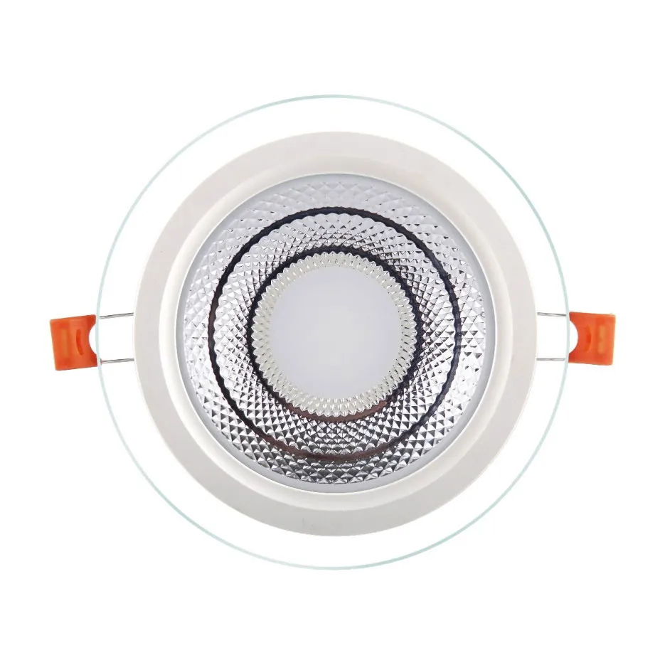 6W 12W 18W 24W Glass Panel Downlight