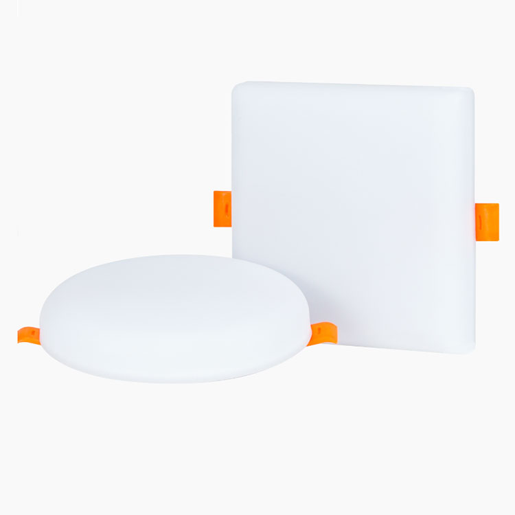Cahaya Panel ICE Putih Bentuk Bulat Lampu Panel Siling LED