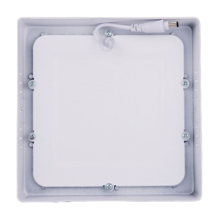 LED panelna svetilka s tankim aluminijastim okvirjem kvadratne oblike