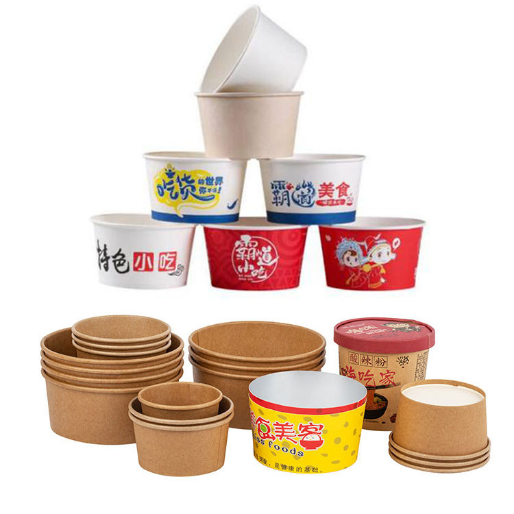 PE dilapisi Fast Food Paper Bowl Container Nggawe Machine - 1