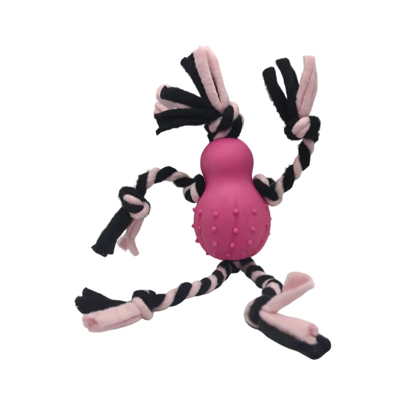 Puppy Rope Rubber Body Toys