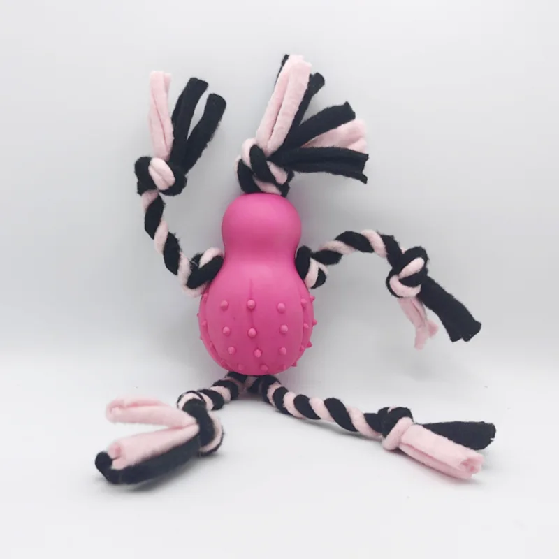 Puppy Rope Rubber Body Toys