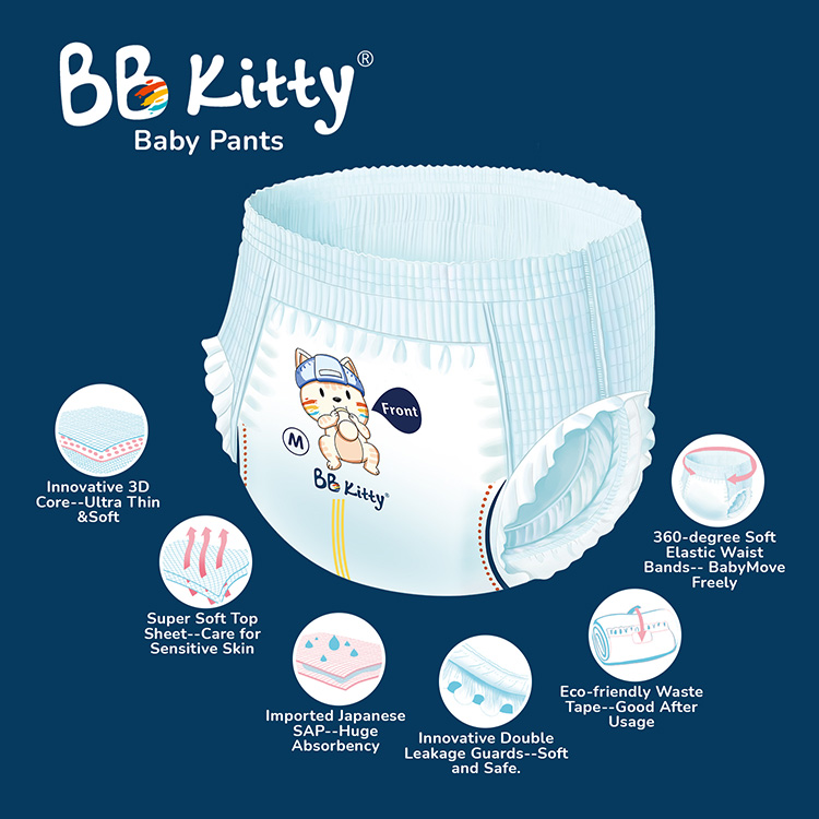 BB Kitty Baby Pants CRAWLER - 1
