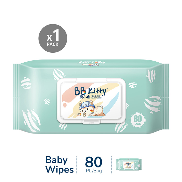 BB Kitty Baby Wipes 80PCS