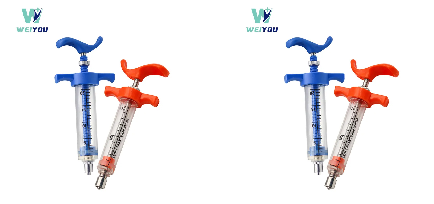 The difference between veterinary plastic steel syringe and continuous syringe
