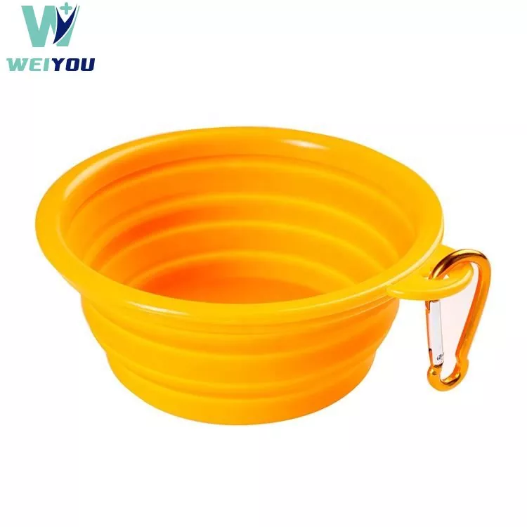 Colorful Collapsible Silicone Pet Travel Bowl