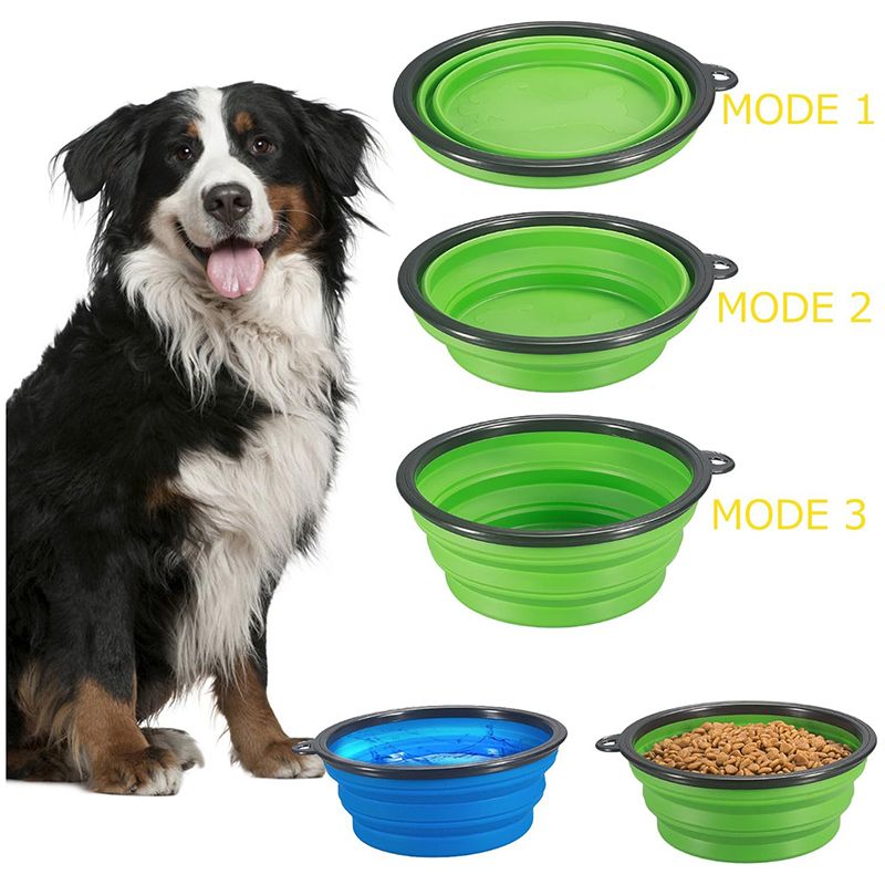 Colorful Collapsible Silicone Pet Travel Bowl