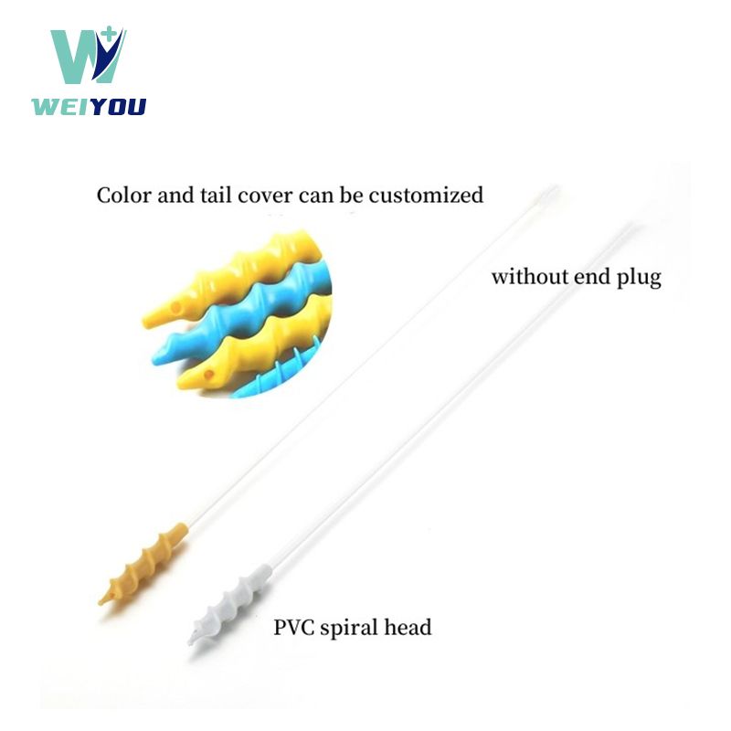 Disposable Spiral Catheter with end plug