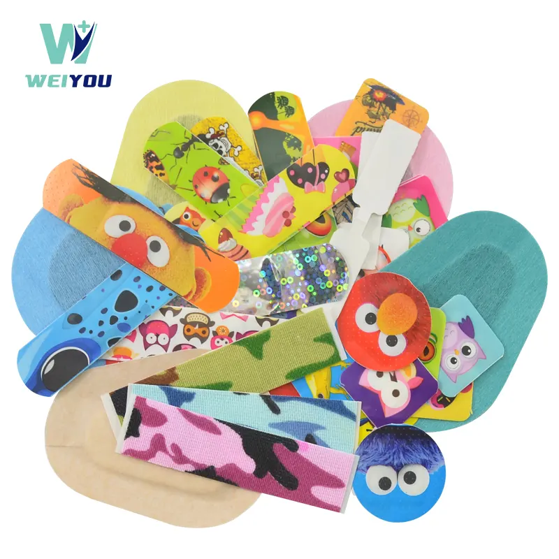 Various Sizes Waterproof Cartoon Wound Plaster