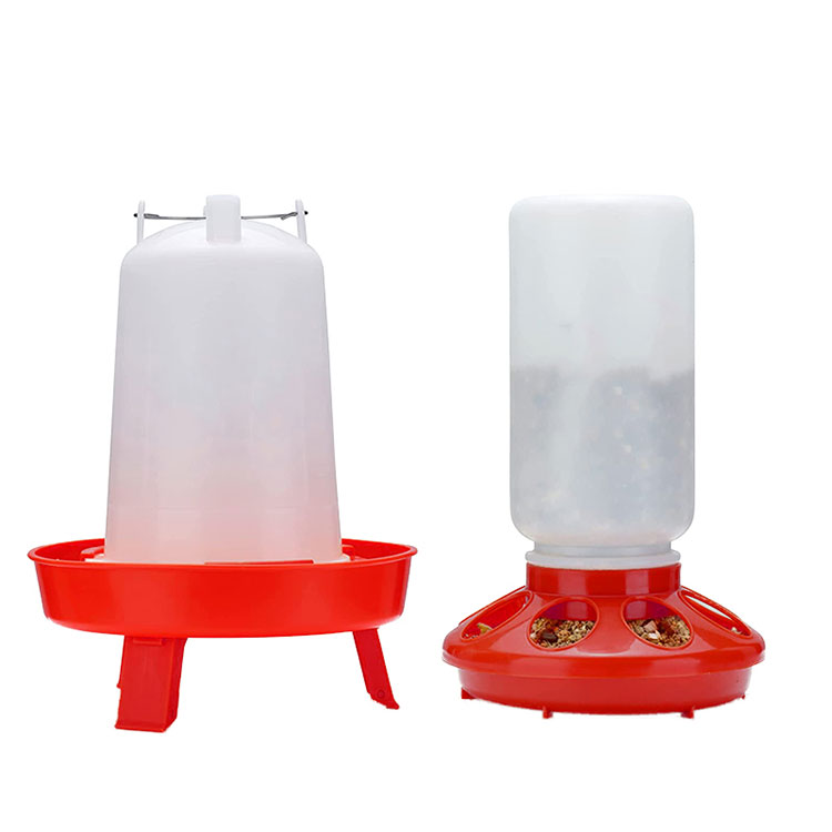 Chick Waterer Feeder Set with Legs