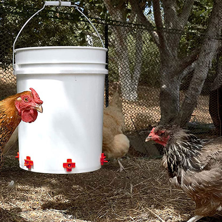 Automatic Chicken Waterer Horizontal Nipples with Washer and Nut