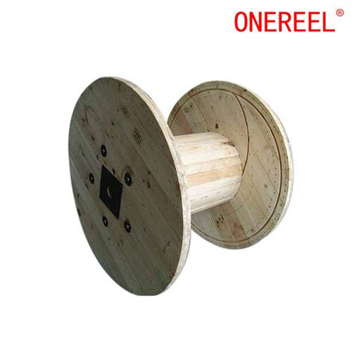 Round Wooden Industrial Cable Spool