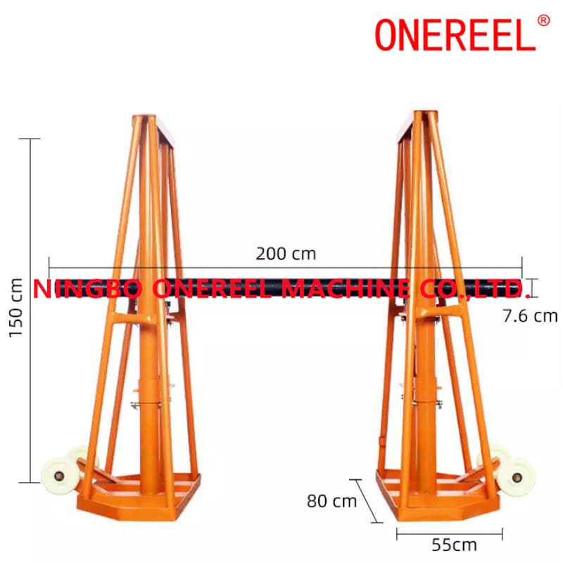Wire Spool Jack Stands - 1