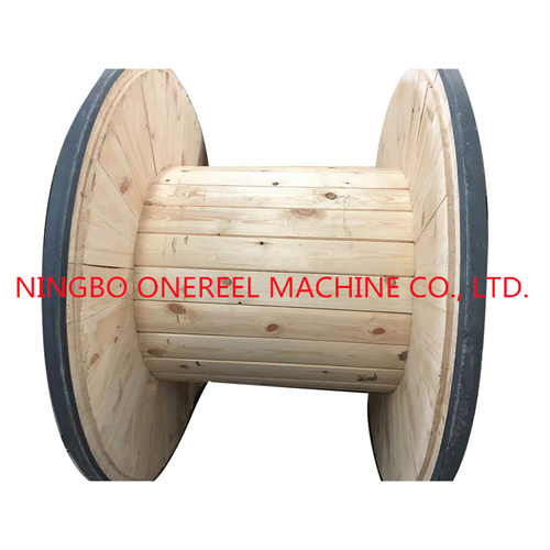 Large Industrial Wooden Spool - 3 