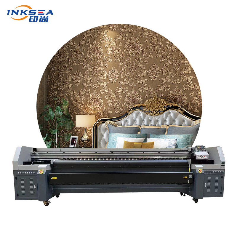 3200 वाइड फॉर्मेट वॉल पेपर प्रिंटर प्रिंटिंग मशीन चीन निर्मित