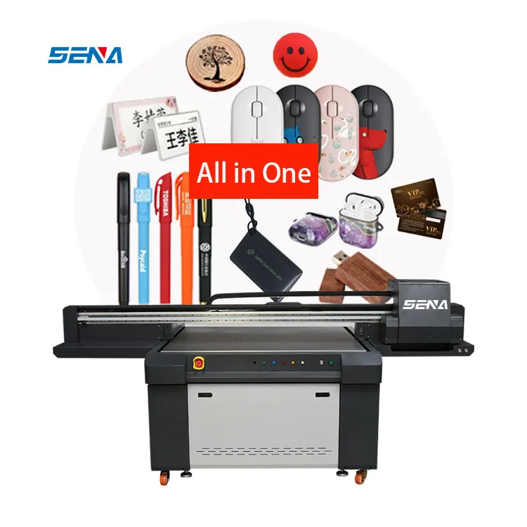 1.3*0.9M UV Inkjet Flatbed Printer Digital Otomatis Penuh Warna untuk Kanvas Keramik Kaca Kayu Kotak Akrilik Botol Anggur Casing Ponsel